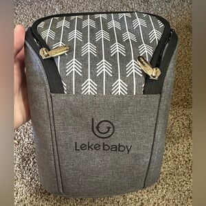 Lekebaby bottle/breastmilk cooler bag
